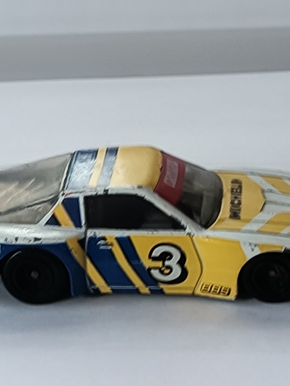 Matchbox Specials 1983 Chevrolet Camaro Yellow & Blue Die-Cast Race Car Toy - #3